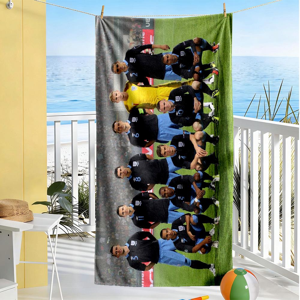 Dynamic Borussia Dortmund Emblem Beach Towel Super Soft & Absorbent Comfortable Lightweight Suitable for Swimming, Gym, Camping, Yoga Vacation