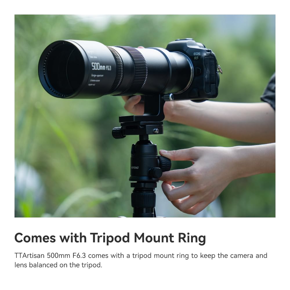 Camera Lens TTArtisan 500mm Z Mount Super Telephoto Lens F6.3