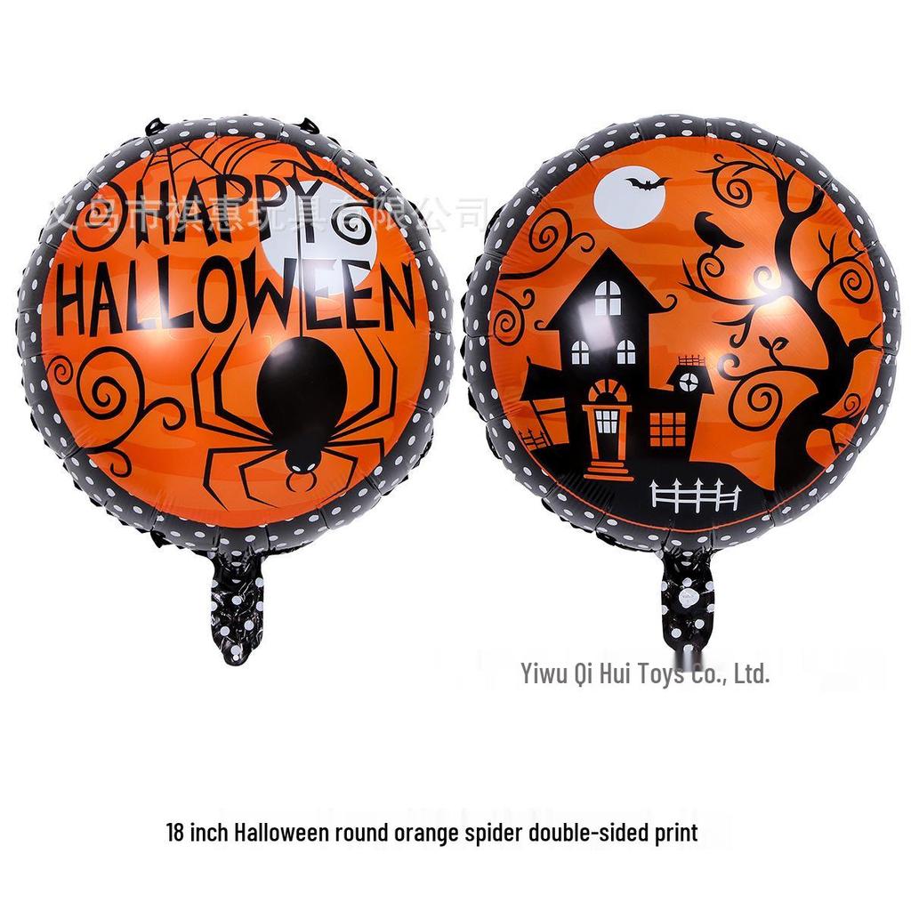 Aluminum Foil Balloons: Halloween Decorations with Ghosts, Skeletons, Pumpkins, and Bats