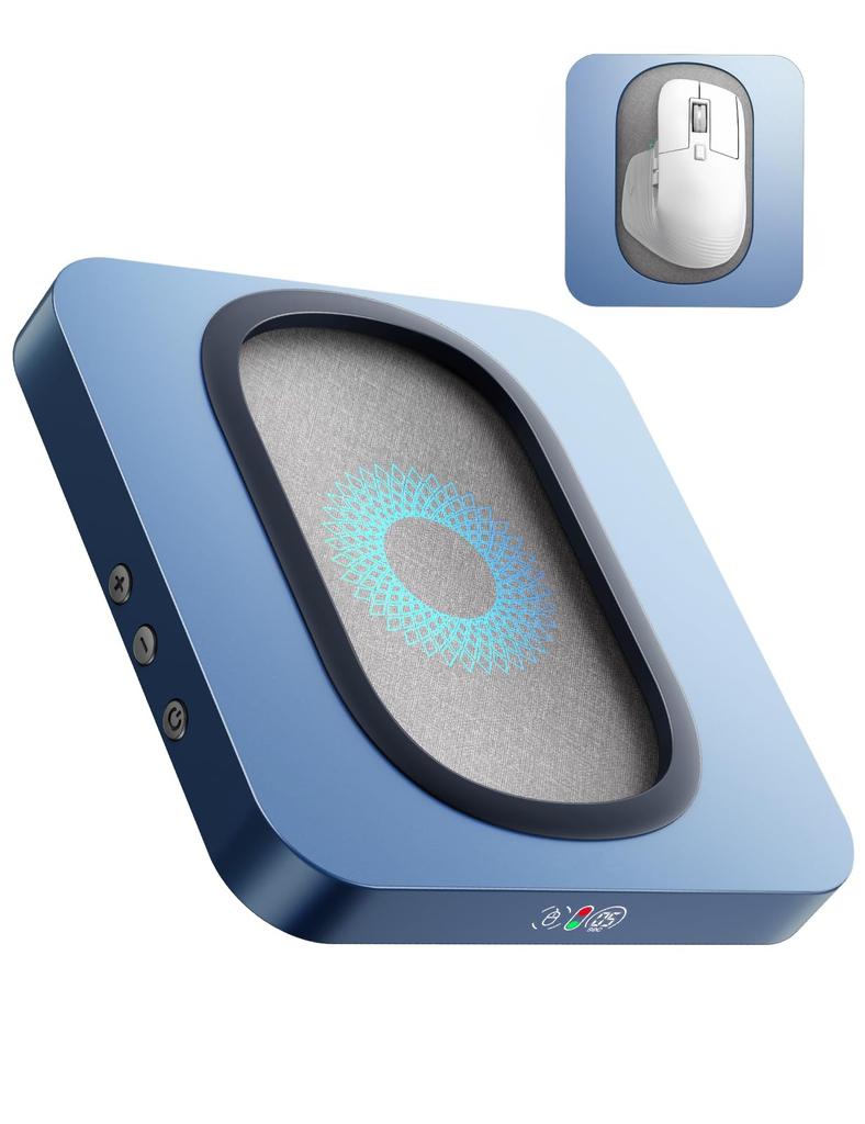 VAYDEER Mouse Jiggler Undetectable Mouse Mover with Enlarged Turntable and Adjustable Spacing Physical Mouse Auto Moving LED Display Mouse Jiggler