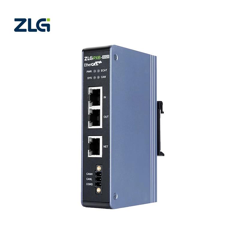 ZLG EtherCAT to Modbus RTU/TCP Gateway