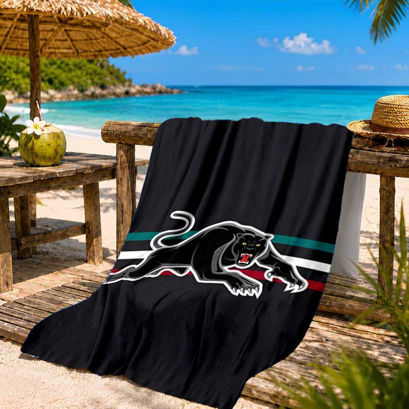 Panther Panthers Spirit Beach Towel, Quick-drying, Easy to Care for, Suitable for Both Fitness and Beach Vacations,Sports Essential