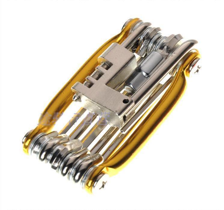 Многофункциональный набор для ремонта велосипеда 11 в 1, набор инструментов для ремонта велосипеда, гаечный ключ, отвертка, цепь с шестигранными спицами, инструменты для горного велоспорта