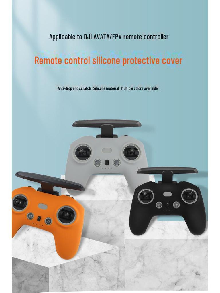 Силиконовый защитный чехол для пульта управления дрона DJI AVATA/FPV: Устойчив к падениям и царапинам