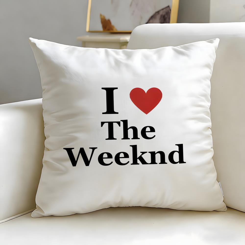 Популярный певец The Weeknd Наволочка Мягкая Легко стирающаяся Чехол для подушки Универсальный для Дивана Кровати Путешествий и Офиса