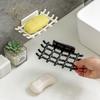 Fashion Soap Box Durable Storage Rack New Soap Dish  Bathroom Kitchen Sink Organizer