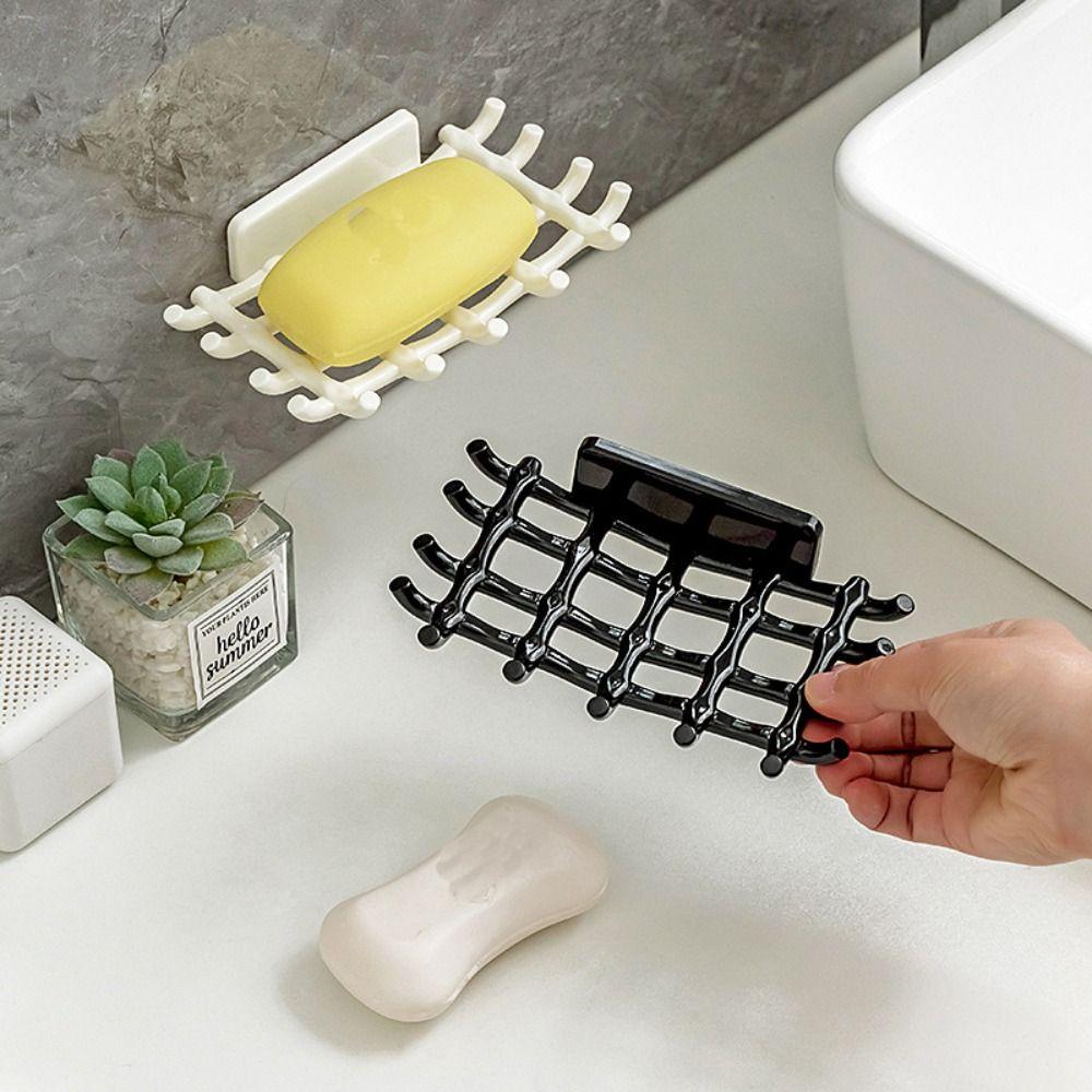 Fashion Soap Box Durable Storage Rack New Soap Dish Bathroom Kitchen Sink Organizer
