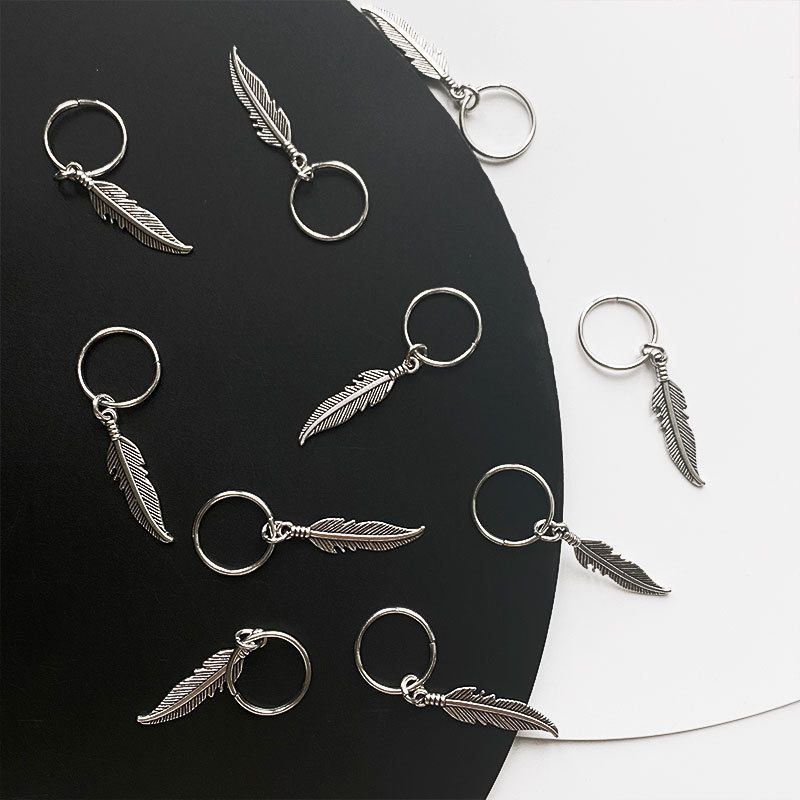 European and American Personalized Small Dreadlocks Trendy Braided Hair Headdress XINGX Cross DIY Pendant Hair Accessories Barrettes Ornament Women