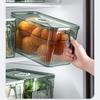 Refrigerator Storage and Fresh-keeping Box, Household Draining Food Preservation Sealing Tape, Handle Storage Box
