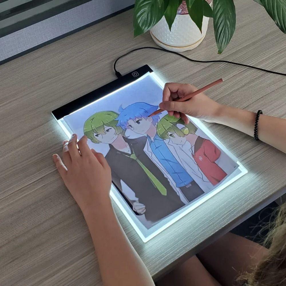 3 Level Dimmable Drawing Copy Pad Board Adjustable Led Light Pad New Animation Painting Pad