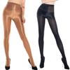 Sexy Women Glitter Pantyhose Footed Tights Stretchy Solid Color Long Stockings