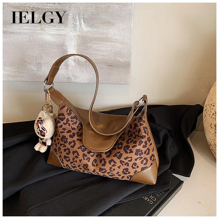 Ielgy Niche Lazy Style Fashion Frosted Armpit Order Shoulder Bag All-Match Casual Messenger Bag