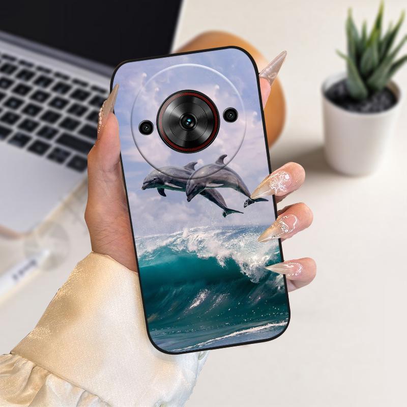 Чехол для Nubia Focus 5G Z2455 Мягкий силиконовый чехол для телефона Для ZTE nubia Focus Милый Модный Цветной Раскрашенный Ударопрочный Бампер Fundas