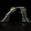 Medieval Warrior Steel Gothic Knight Style Warrior Functional Gloves  Gauntlets | Brass Accent , Halloween Gloves , Birthday Gift