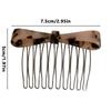 Styling Tools Acetate Hair Side Clip 10 Teeth Bowknot Hairpins Inverted Insert Hair Combs Fashion Accessory