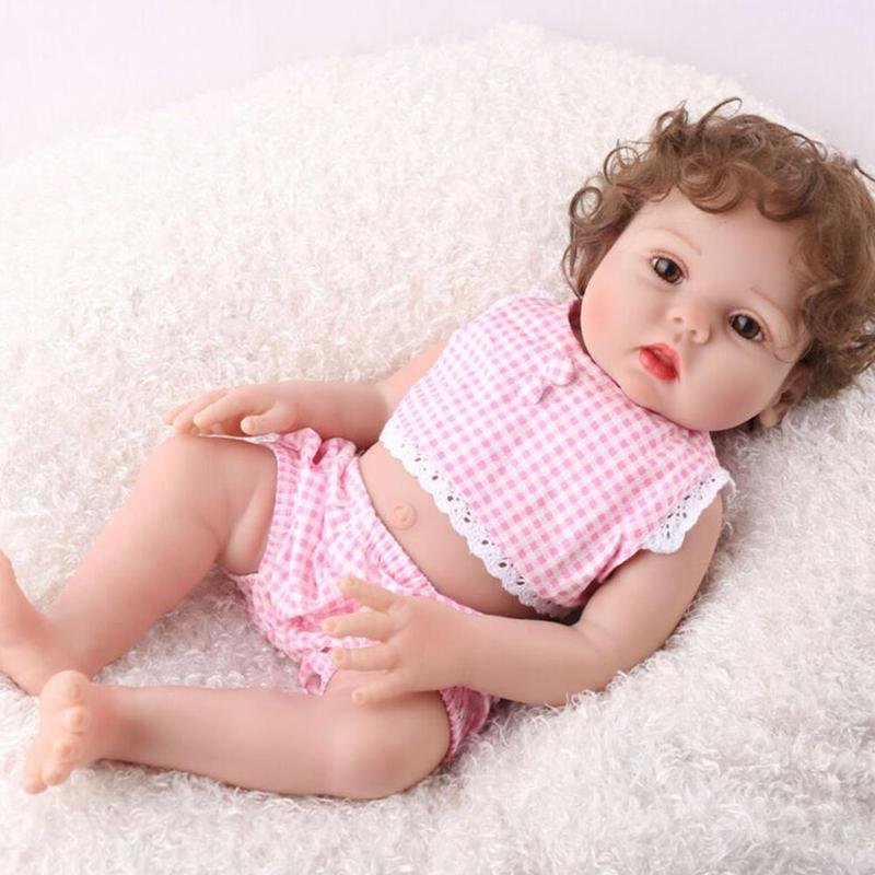 NPK Полный силиконовый корпус Reborn Baby Doll Realista Baby Dolls Подарок на день рождения для девочек
