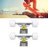 2PCS   Trucks Set with 4 Wheels Aluminum Alloy 5 Inch Shock Absorption  board Truck for Replacement