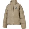 Panda Puffer Down Short Sleeve Bread Down Jacket Women Jackets Khaki VN000KCCYEH