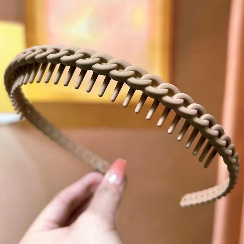 Women's 2025 Non-slip Toothed Headband for Face Washing - Premium Summer Hair Clip