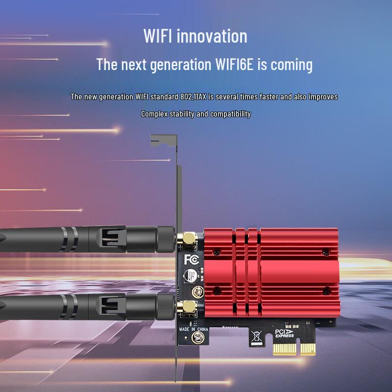 EB-LINK AX210 PRO PCI-E WiFi 6E Bluetooth 5.2 Network Card