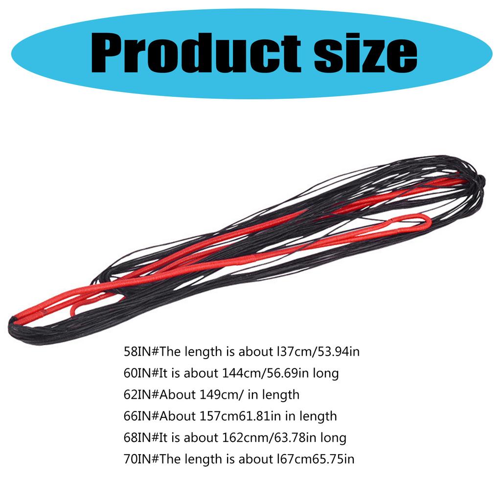 Durability String Bows String Replacement Adjustable Length Efficient Bowstring Hunting Accessory