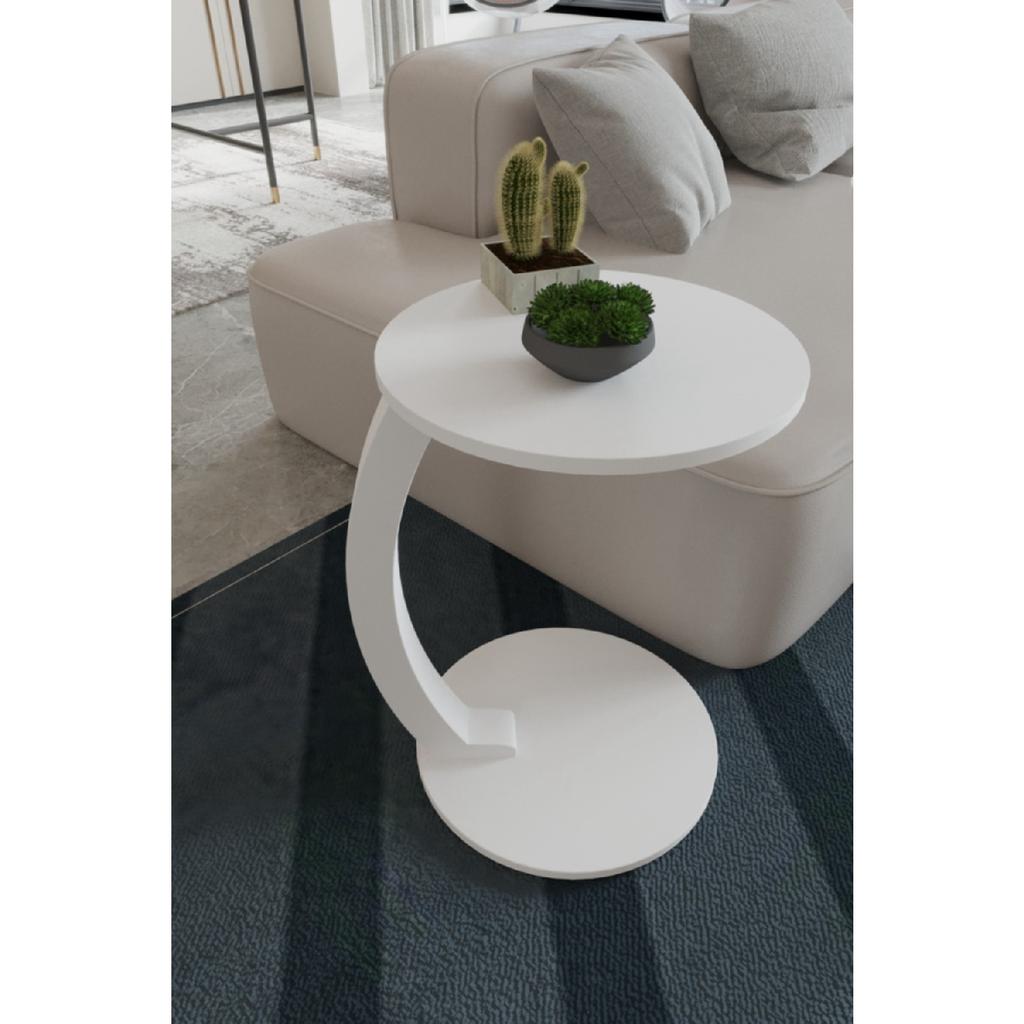 Журнальный столик на колесиках C, диванный столик, боковой столик, журнальный столик для чая, сервировочный столик для кофе, орех