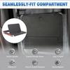Car Center Console Concealed Storage Box For Jeep Wrangler JL JLU 2018-2025 Wrangler 4xe -2024 Gladiator JT -2024
