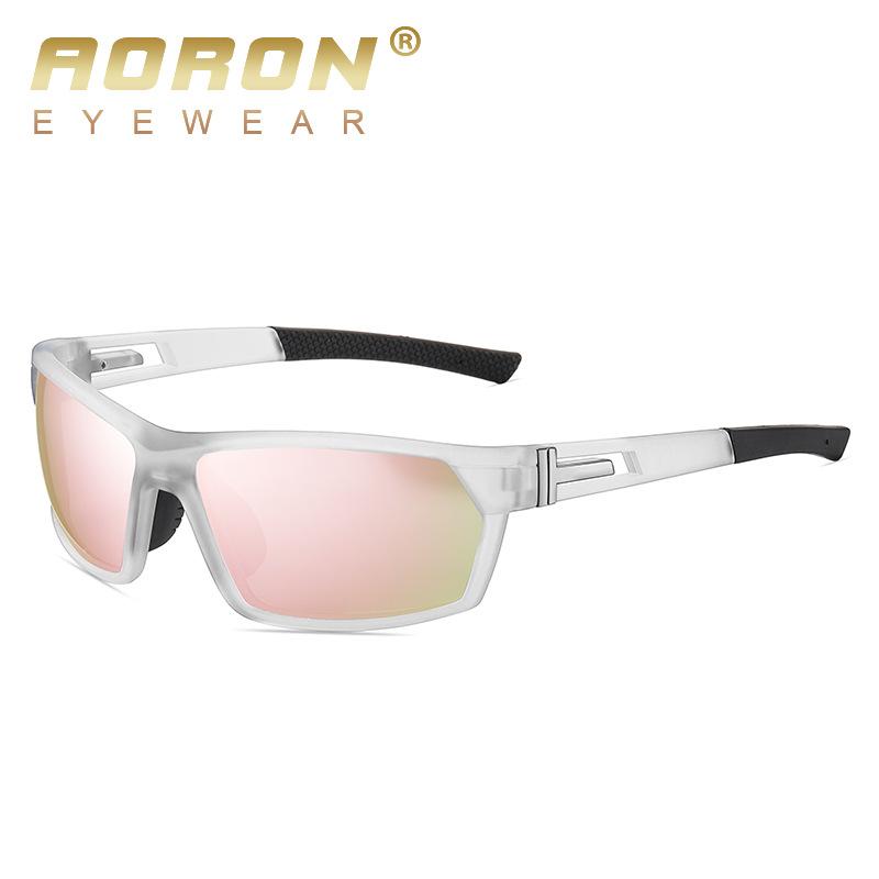 AORON модные мужские поляризационные солнцезащитные очки для улицы классический дизайн велосипедные очки антибликовые UV400 очки