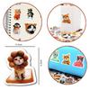 100Pcs DIY Cat Stickers PVC Kawaii Stickers Cute Funny Stickers  Kids Sticker