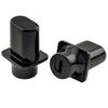 Musiclily Pro Inch-Standard Telecaster Switch Knobs, Square, for USA Fender Guitars, Black (Pack of 2)