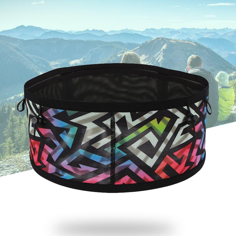 Многофункциональная поясная сумка для бега с эластичной сеткой Плотно прилегающая сумка для мобильного телефона Многофункциональная сумка большой вместимости для езды на велосипеде для горной воды