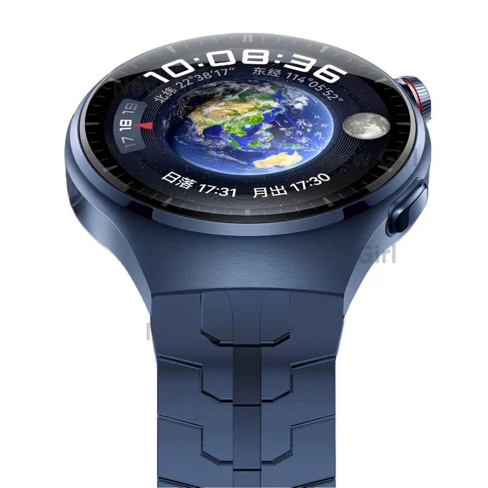 20 22 мм Роскошный ремешок из нержавеющей стали Для Huawei Watch 4 Pro GT3 46 мм Для Samsung Galaxy Watch 6/5/4 Pro 45 мм Gear S3 Металлический браслет