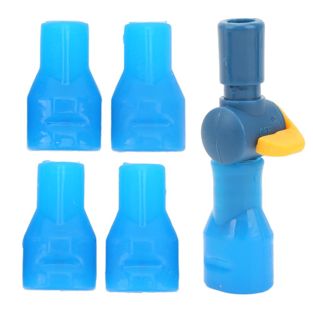 6PCS Silicone Bite Valve Replacement Tube Nozzle Replacement for Hydration Bladder