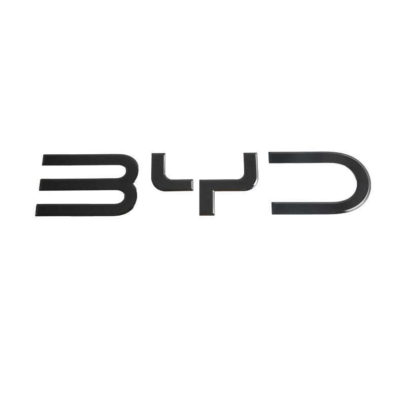 Черненая Буквенная Логотипная Наклейка на Кузов Автомобиля Для BYD Shark 6 3D Покрытие Наклейка Передняя Задняя Декоративная Наклейка на Автомобиль Для BYD Shark 6 Аксессуары