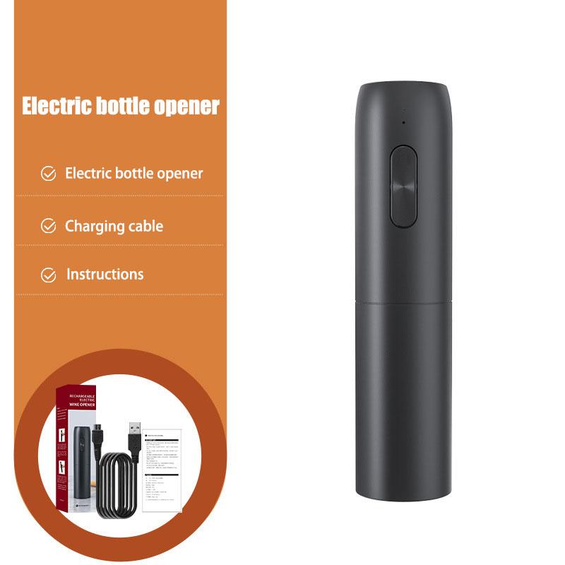 Электрическая открывалка для бутылок, набор для вина, водитель, автоматическая электрическая открывалка для бутылок с зарядным устройством, для любителей вина, кухня