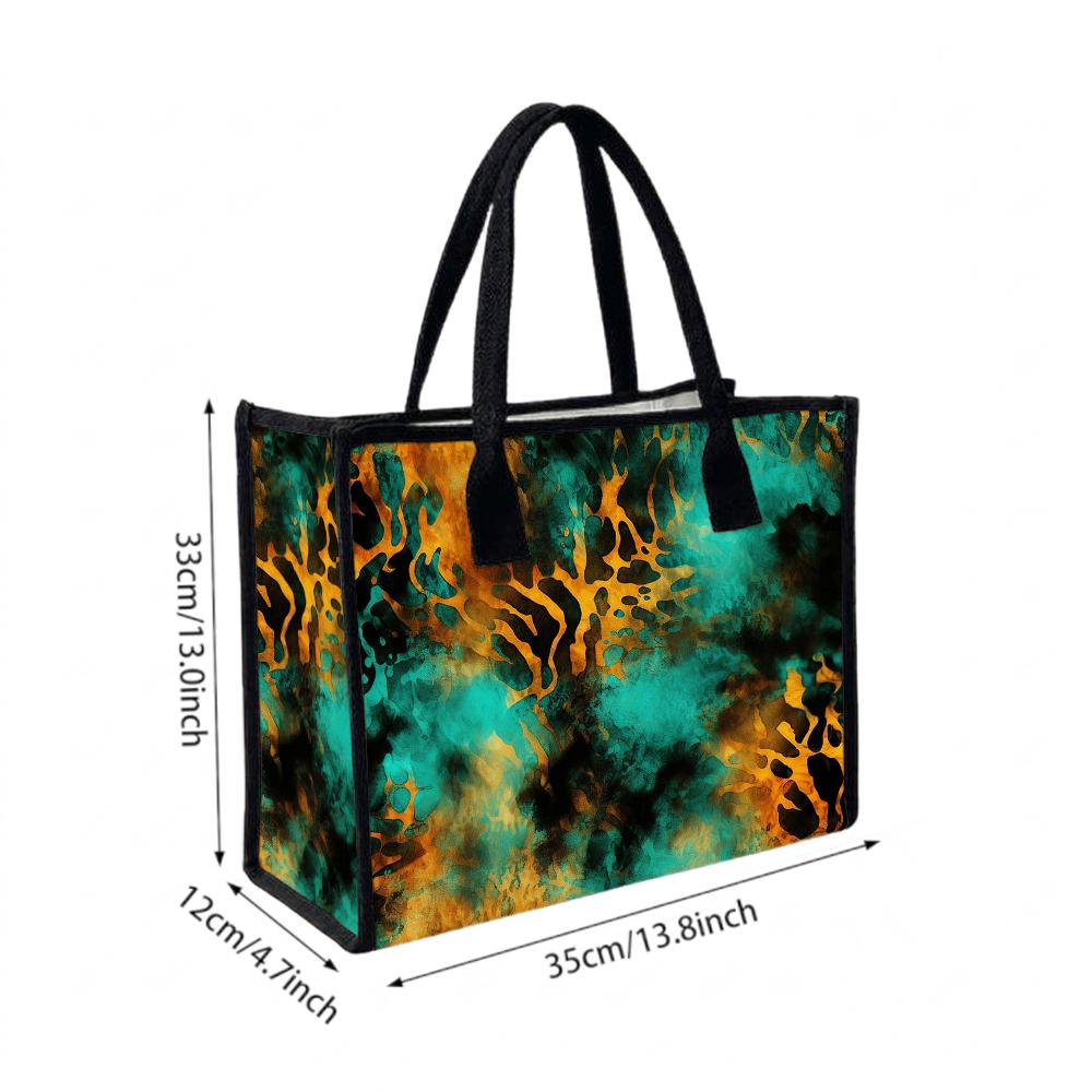 Marble Pattern Tote Bag Fashion Casual Large Capacity Women's Daily Commuter Shoulder Handbag