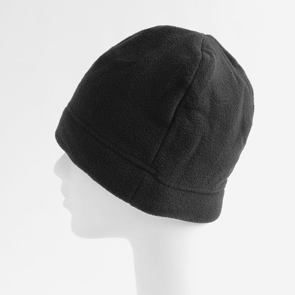 Unisex Short Beanie Hat Black Winter Brimless Watch Cap