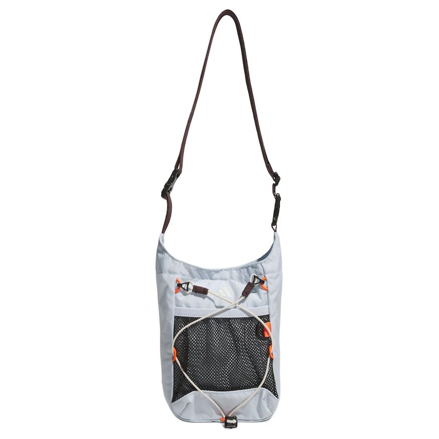 Adidas Recycled Nylon Shoulder Bag, Crossbody Bag Women's Light Blue KC0238