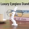Person-Profile Bar-Shaped Eyeglass Holder Ornament