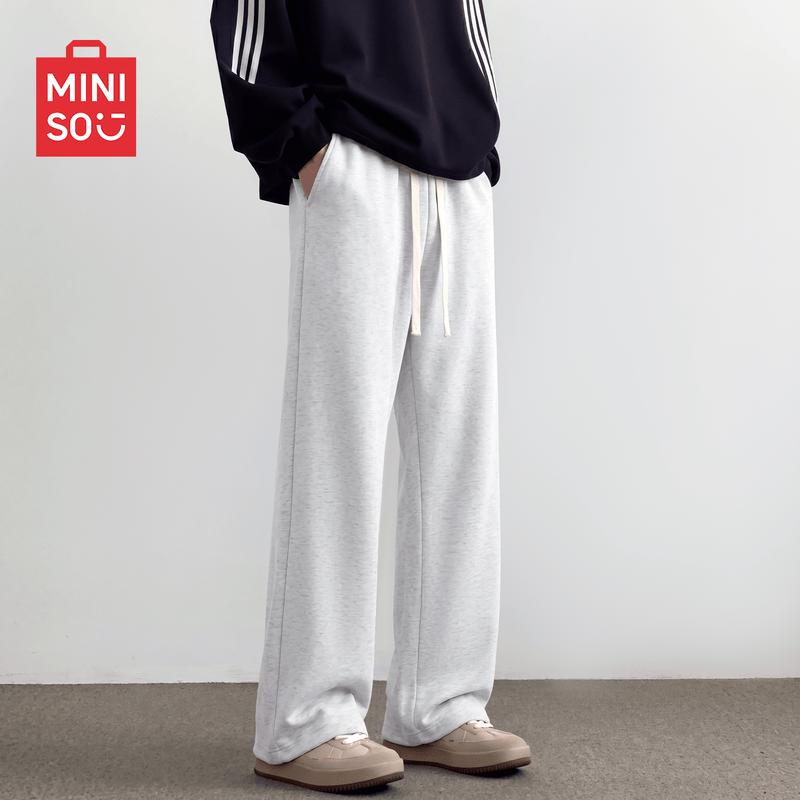 MINISO Мужские американские повседневные брюки прямого кроя в стиле Хай-стрит