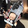 Чехол для телефона Baby B-Boss для Samsung S26 S25 Edge Ultra 24 23 22 21 Ultra Plus Fe A55 56 15 4G 5G Стеклянная крышка
