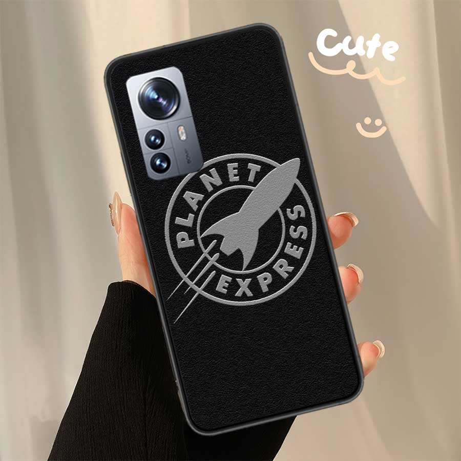 Futurama Planet Express Clear Phone For Xiaomi Poco X7 X6 X5 F6 F5 F7 Mi 14 Ultra 15 13 12 12X 12T 11T 10T Pro 11i 10 Lite Cover