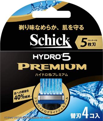 Мужская бритва Schick Hydro 5 Premium с 5 лезвиями, 4 шт.