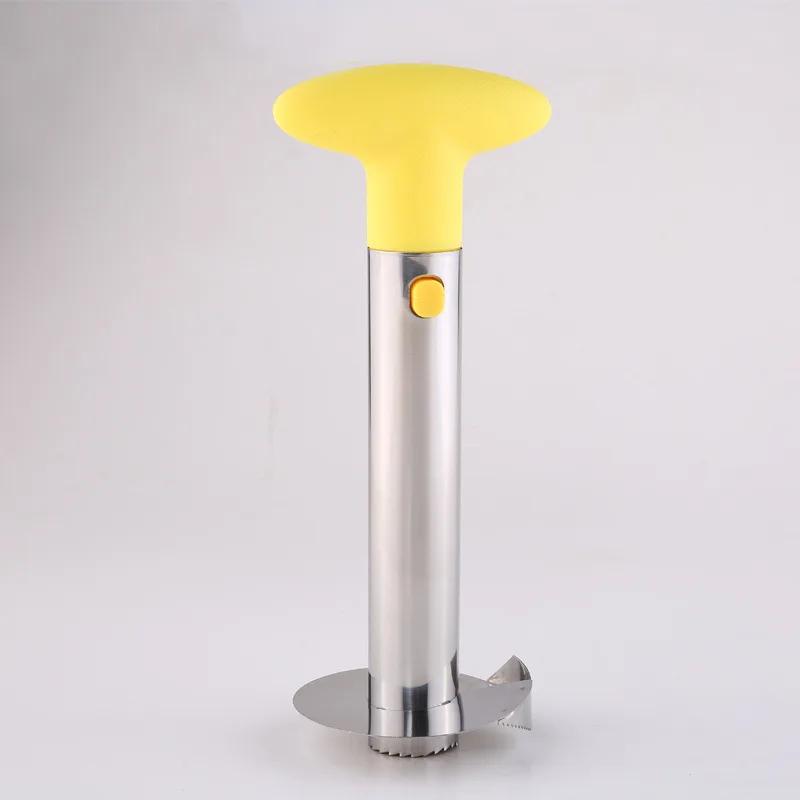 Stainless Steel Kitchen Acceesories Pineapple Corer Camping Slicer Spiral Cutter Kitchens Accessories Tools Peeler Stem Remover