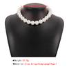 Tooxika Retro Elegant Fashion Choker Necklace Exaggerated Pearl Geometric Personality Temperament Necklace