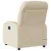 Massage Relax Chair Cream Colored Fabric