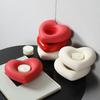 Керамический подсвечник в форме сердца Маленький подсвечник-сердце для свадебной вечеринки, годовщины, Дня святого Валентина