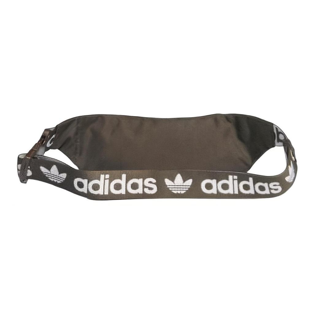 adidas Оригинальный рюкзак-сумка на пояс с классическим ремешком и логотипом Trefoil, унисекс, оливково-зеленый HD7168
