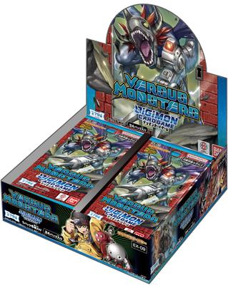 Bandai Digimon Card Game Дополнительный бустер VERSUS MONSTERS [EX-09] (BOX) 24 упаковки