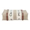 Chloe Woody Канва с принтом логотипа и кожаная сумка-тоут Женские сумки-тоут Цвет: Off-White CHC22-AS397I26-90U